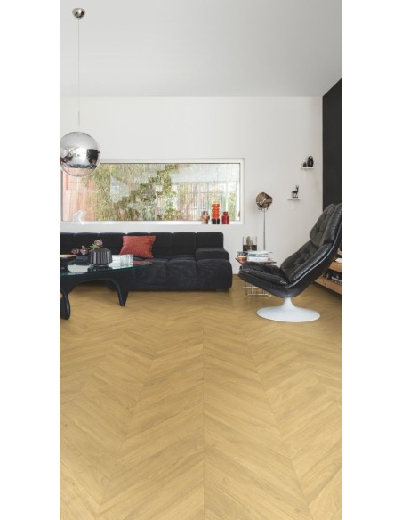 QUICK STEP - IMPRESSIVE PATTERNS - ROBLE NATURAL CHEVRON - IPA4161