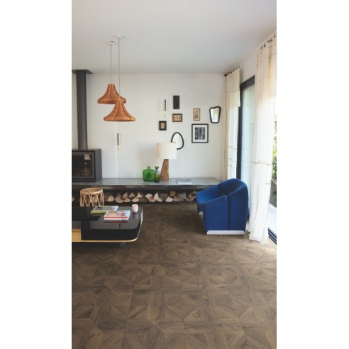 QUICK STEP - IMPRESSIVE PATTERNS - ROBLE ROYAL MARRON OSCURO - IPA4145