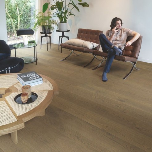 QUICK STEP CASCADA ROBLE VINTAGE MARRÓN EXTRA MATE CASC5676