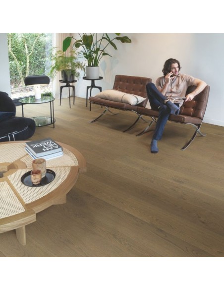 QUICK STEP CASCADA ROBLE VINTAGE MARRÓN EXTRA MATE CASC5676