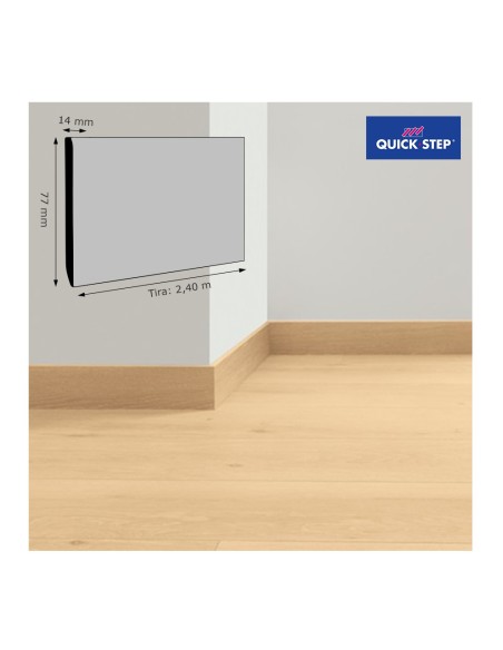 Rodapié Quick Step Idéntico al suelo 77 X 17 mm