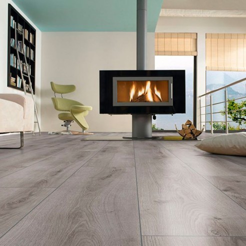 KRONOTEX - ADVANCED PLUS - ROBLE SUMMER LIGHT GREY - D3904