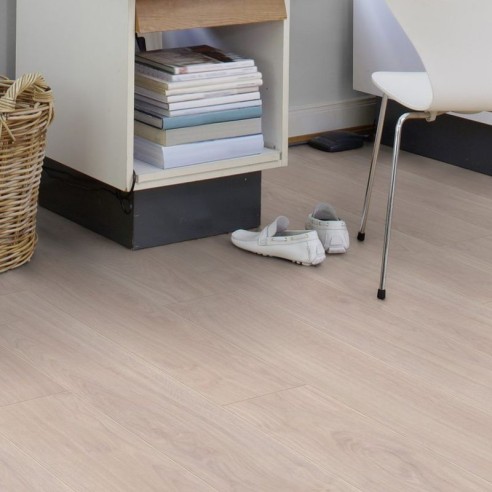 KRONOTEX - EXQUISIT - ROBLE WAVELESS WHITE - D2873